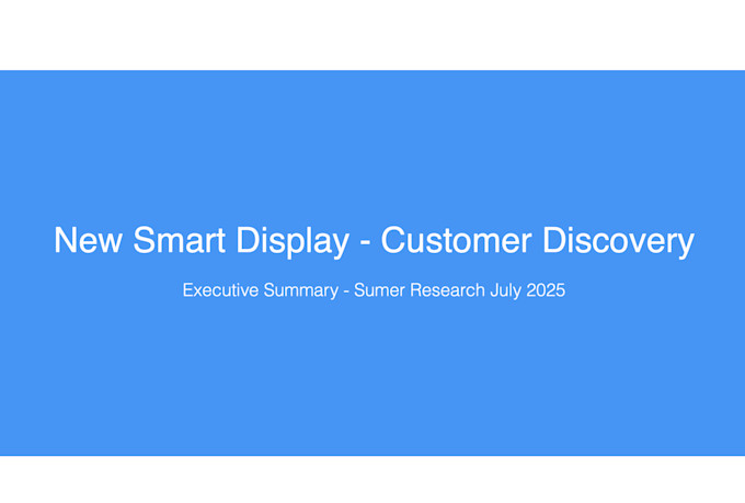conduct customer and user discovery interviews